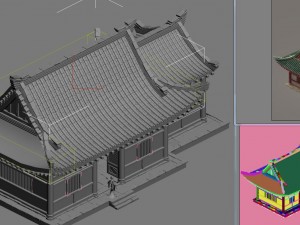 city building - house 032 Modèle 3D