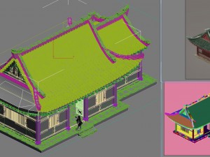 city building - house 032 Modèle 3D