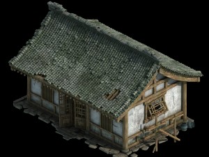 city building - broken house 3D Model