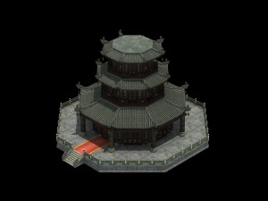 city building - babel tower 3D Модель
