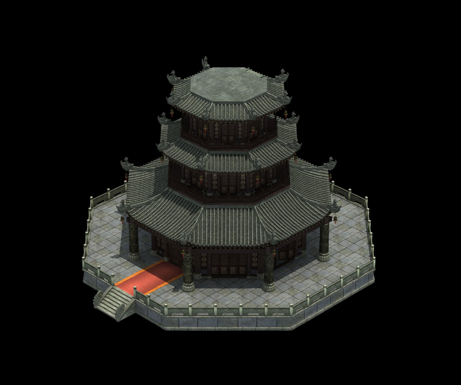 Tower 3d. Tower 3d
