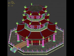 city building - babel tower 3D Модель