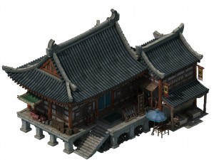 city building - shop 043 Modèle 3D