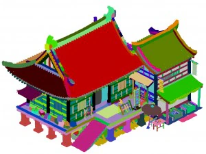 city building - shop 043 3D Model