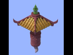 city building - decorative pavilions 03 Model 3D
