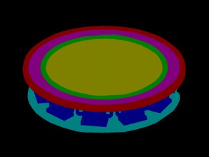 city - stairway platform 3D मॉडल