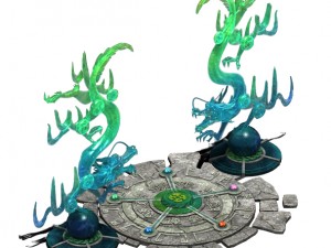 city - round chariography 05 Modelo 3D