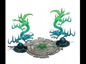 city - round chariography 05 Modelo 3D