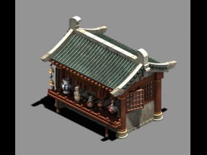 city - grocery store 16 3D 모델