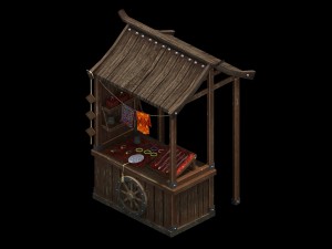 city - grocery store 17 3D Model