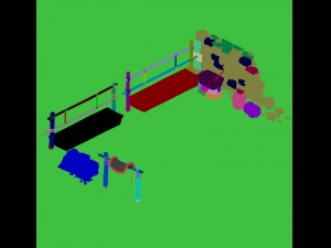 livestock - old horse circle Modelo 3D