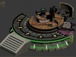 taoism - altar 3D Model