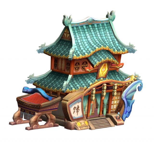 low mold - architecture - boat - altar - machine b 3D मॉडल .c4d .max .obj .3ds .fbx .stl .blend 