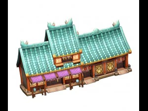 low mold - architecture - boat - altar - machine b 3D Model