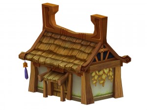 low mold games - houses 3D 模型