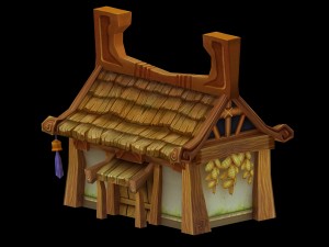 low mold games - houses 3D 模型