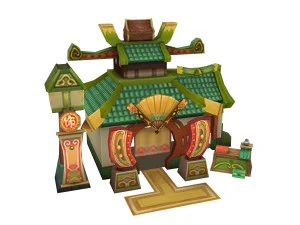 permainan cetakan rendah - toko Model 3D