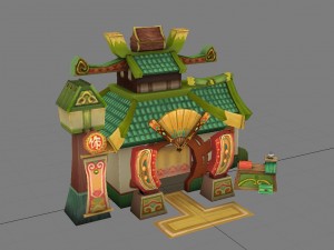 low mold games - shops 3D Модель