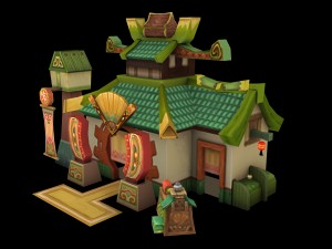 low mold games - shops 3D Модель