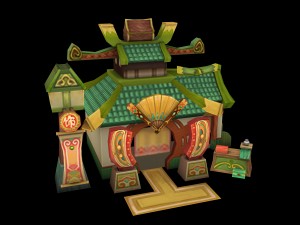 low mold games - shops 3D Модель