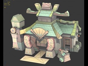 low mold games - shops 3D Модель