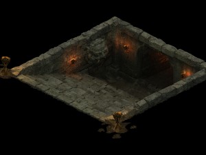 underground palace - entrance 3Dモデル
