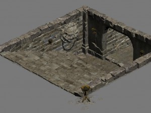 underground palace - entrance 3D Model