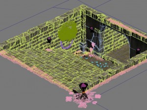 underground palace - entrance 3D Model