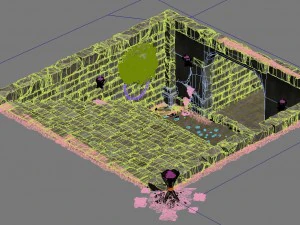 underground palace - entrance 3D Model