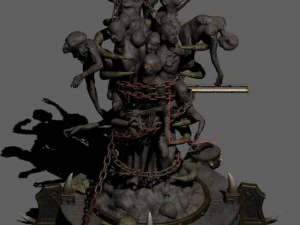 hell - ghost totem 3D Model