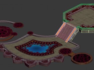 cave - platform ground Modelo 3D