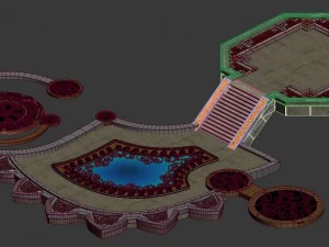 cave - platform ground 3D Model