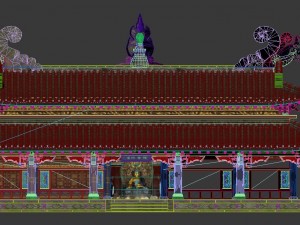 cave - system building 01 3D Модель