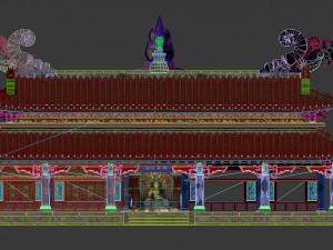 cave - system building 01 Modèle 3D