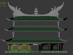 cave - system building 02 3D Model