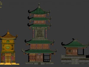 cave - system building 03 Modello 3D