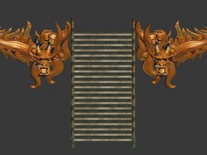 palace - stone steps 08 3D-Modell