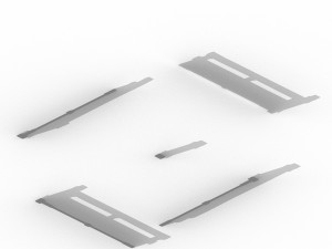 ancient building accessories - railings 01 3D Model