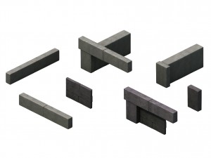ancient building accessories - stone wall Modèle 3D