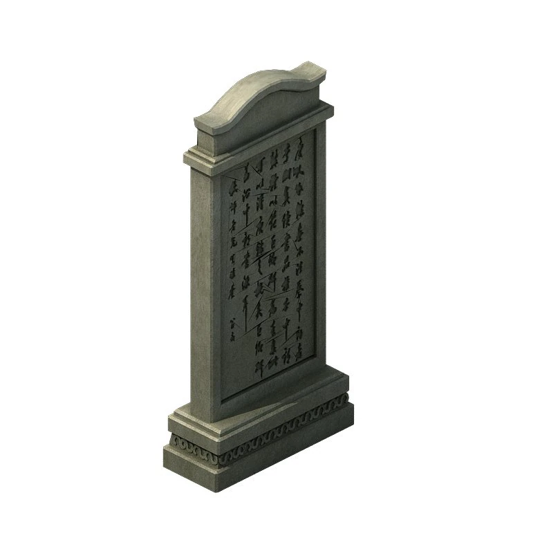 ancient building accessories - stone 3D Model .c4d .max .obj .3ds .fbx .stl .blend 