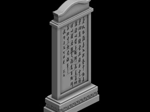 ancient building accessories - stone 3D Model