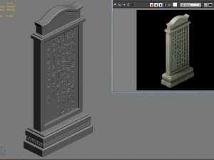 ancient building accessories - stone 3D Модель