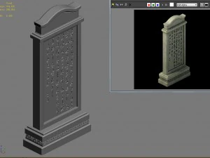 ancient building accessories - stone 3D Model