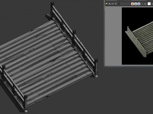 ancient building accessories - stone staircase 01 Model 3D