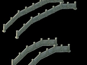 ancient architecture - stone bridge 3D-Modell