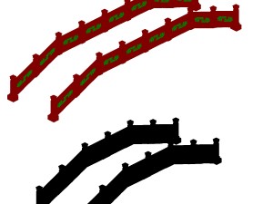 ancient architecture - stone bridge 3D-Modell