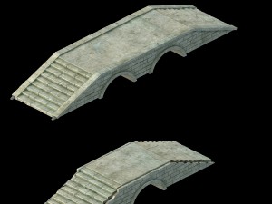 ancient architecture - stone bridge 3D-Modell