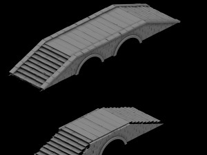 ancient architecture - stone bridge 3D-Modell