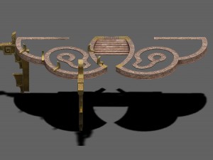 light curtains - wrapping Modelo 3D