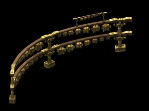 ghost home - ring dragon plate 3D Model